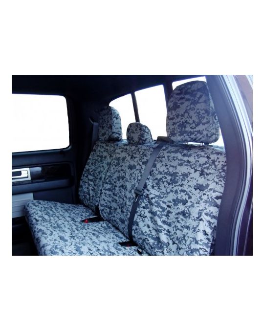 Ford Seat Covers 2nd Row Winter Camo - Bucket