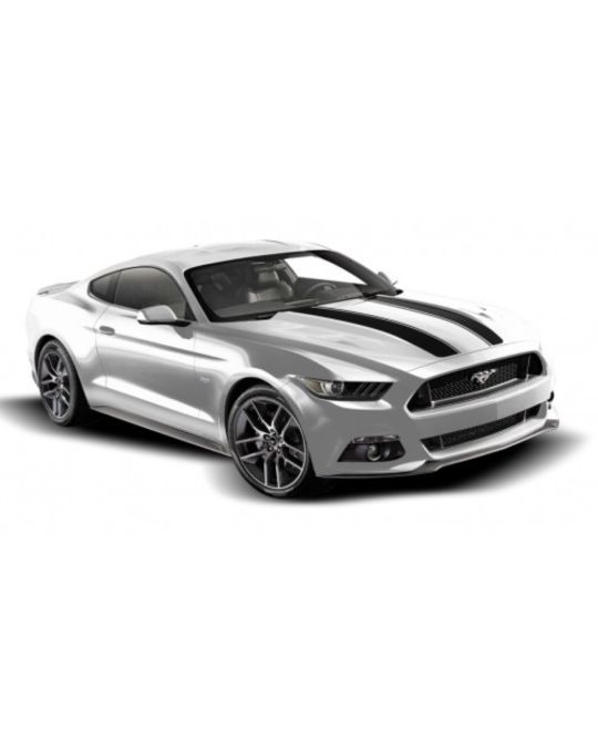 Ford Decal Kit - Dual Stripe Matte Black