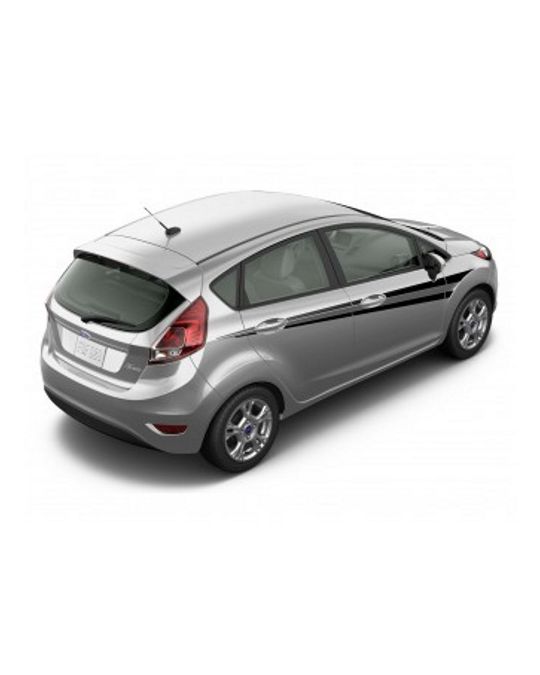 Ford Graphics Kit - Upper Side Stripe - Twin Pointed, Matte Black