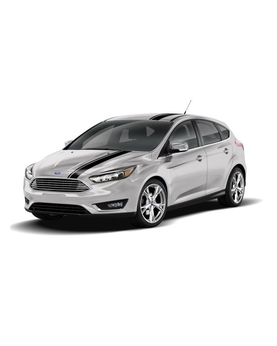 Ford Graphics Kit - Over The Top Stripe - Matte Black