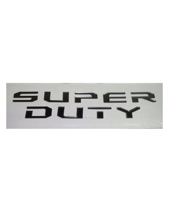Ford Decal Hood Lettering Black Platinum