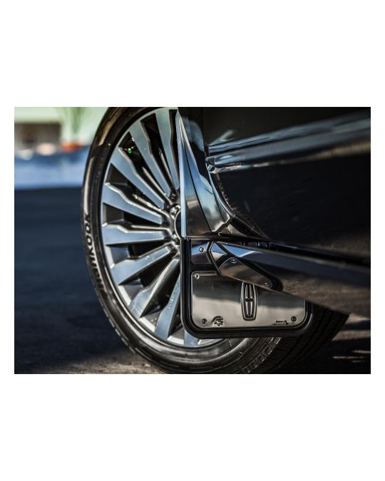 Ford Splash Guards - Gatorback, Front Pair, With Lincoln Star Logo