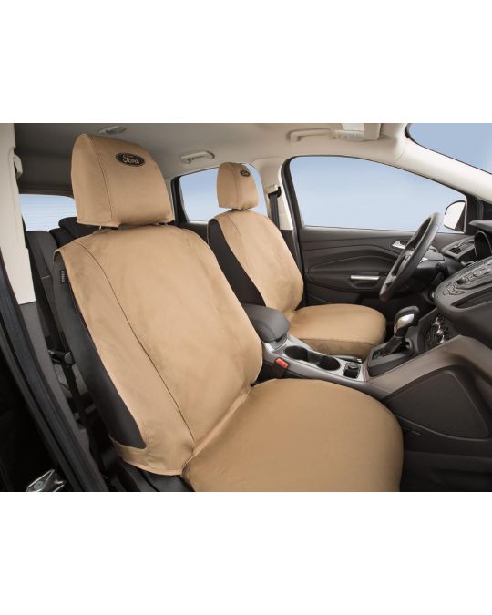Ford Seat Covers by Covercraft - Front - Taupe