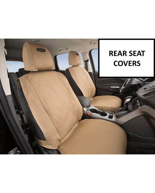 Ford Seat Covers by Covercraft - Rear - Taupe