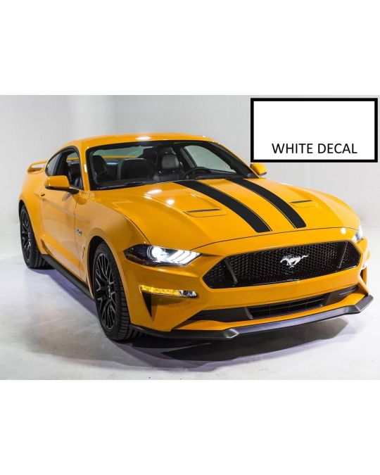 Ford Decal Kit - Hood Stripe - Dual White