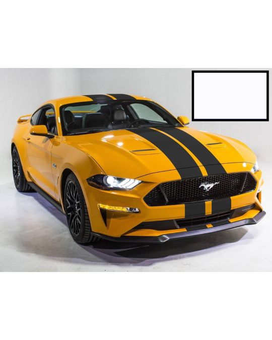 Ford Decal - Top Stripes - Gloss White 10"