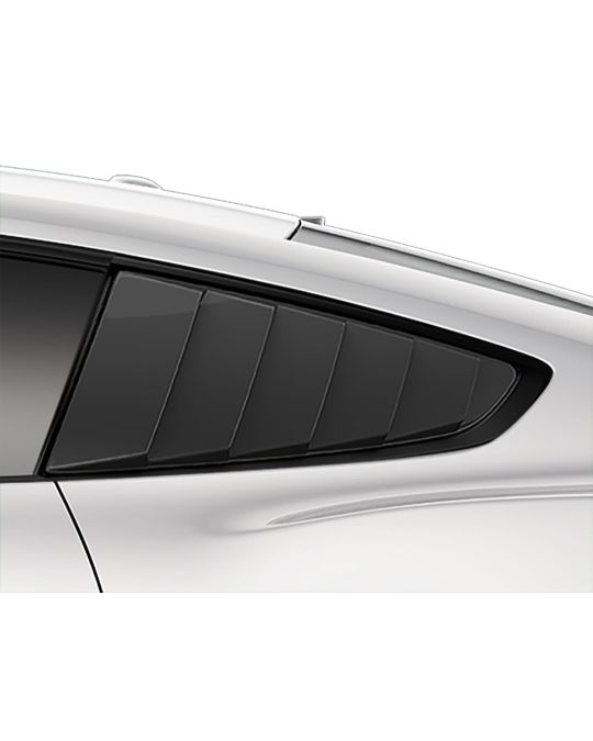 Ford Quarter Window Louvers - Matte Black