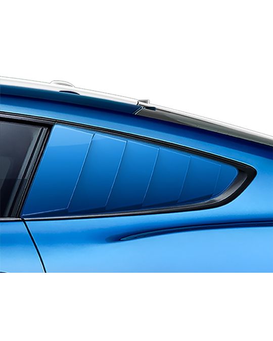 Ford Quarter Window Louvers - Velocity Blue