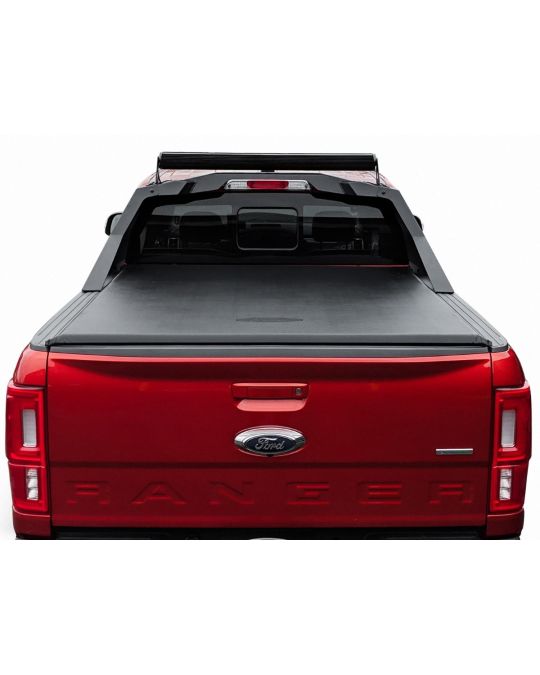 Ford Tonneau Cover - Premium Soft Roll Up - 5' Bed - For Chase Rack