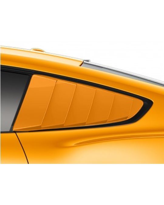 Ford Quarter Window Louvers - Twister Orange
