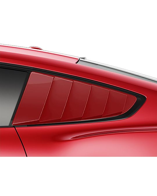 Ford Quarter Window Louvers - Lucid Red