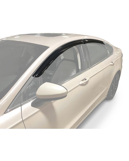 Ford Side Window Deflectors - Smoke
