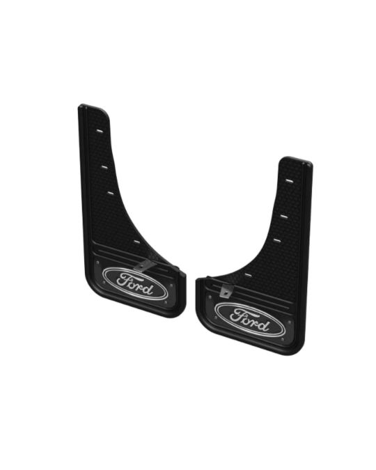 Ford Rear Gatorback Splash Guards Black Ford Oval Logo