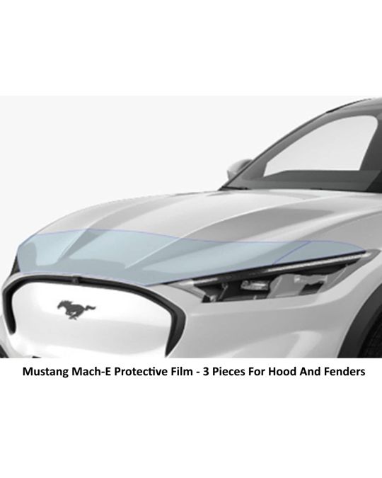 Ford Front End Paint Protection Film Three Piece Kit For Hood And Fenders