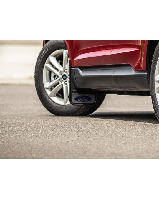 Ford Splash Guards By Gatorback For Front Wheels With Blue Ford Oval Logo
