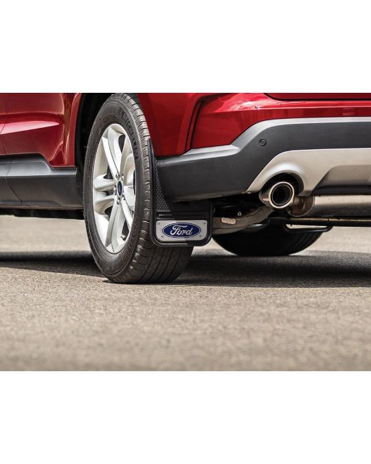 Ford Splash Guards By Gatorback For Rear Wheels Blue Ford Oval Logo