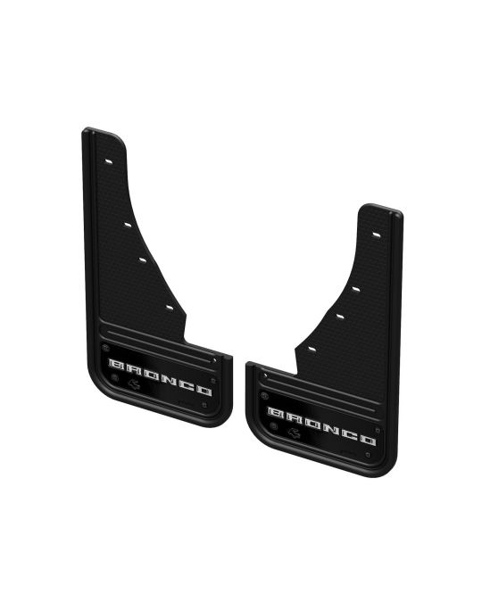 Ford Splash Guards Front Gatorback Heavy Duty With Bronco Logo