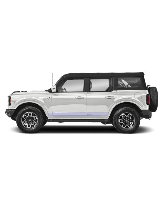 Ford Rocker Panel Paint Protection Package Six Piece Kit GFX Four Door