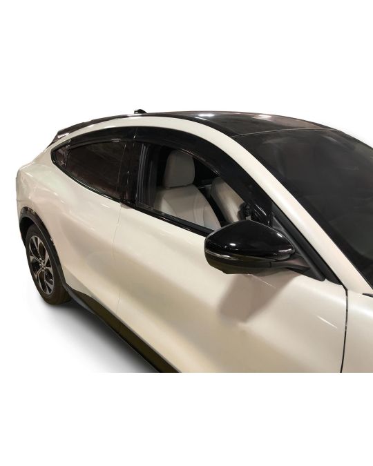 Ford Side Window Deflectors Kit Of Four Smoke Color