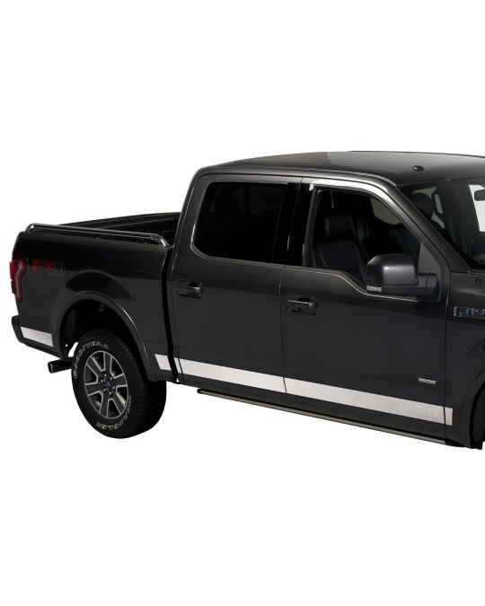 Ford Bodyside Molding - Regular Cab - 6.5' Bed - Chrome