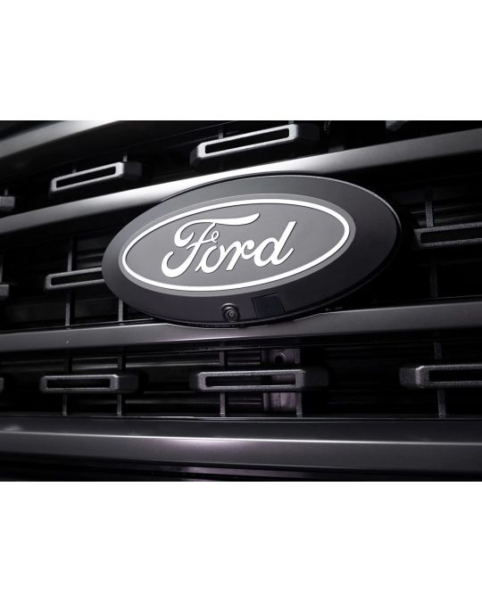 Ford LED Lighted Ford Oval Grille Emblem For Vehicles With Front Camera And LED Headlights