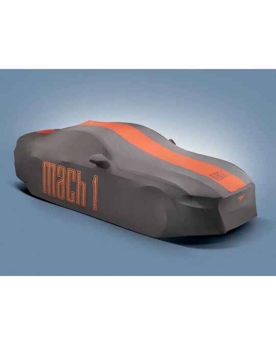 Ford Car Cover Mach 1 Low Wing Spoiler Grey Orange