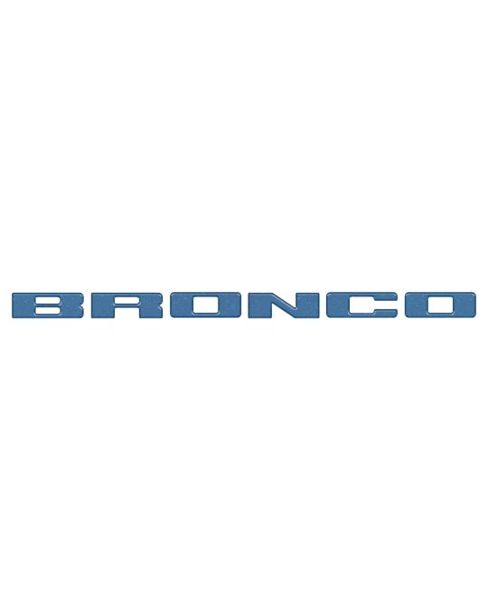 Ford Grille Emblem Applique Artisan Blue Bronco Letters