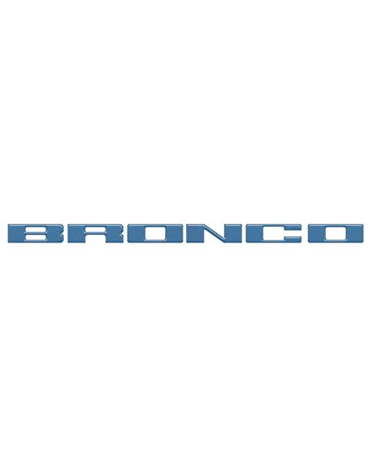 Ford Tufskinz Artisan Blue Bronco Grille Lettering