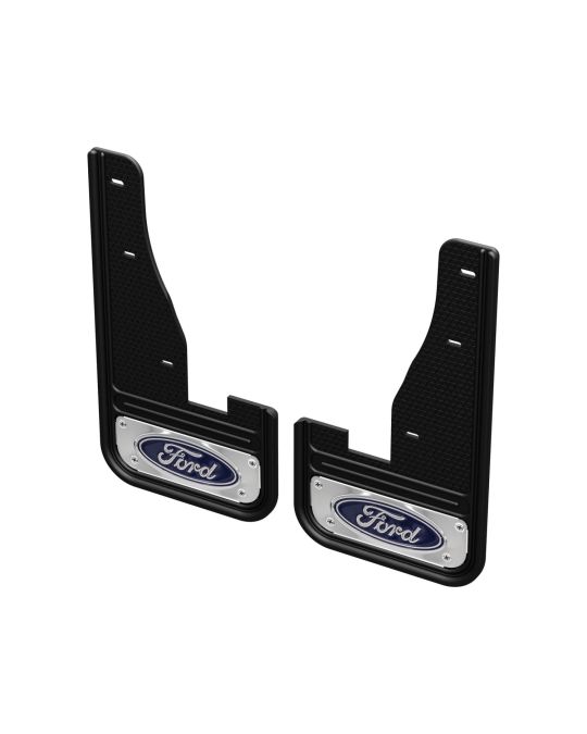 Ford Rear Splash Guards Gatorback By Truck Hardware With Blue Ford Oval Logo