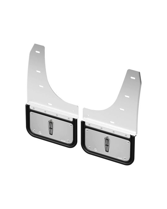 Ford Rear Splash Guards Gatorback By Truck Hardware Chrome Plate With Lincoln Star Logo