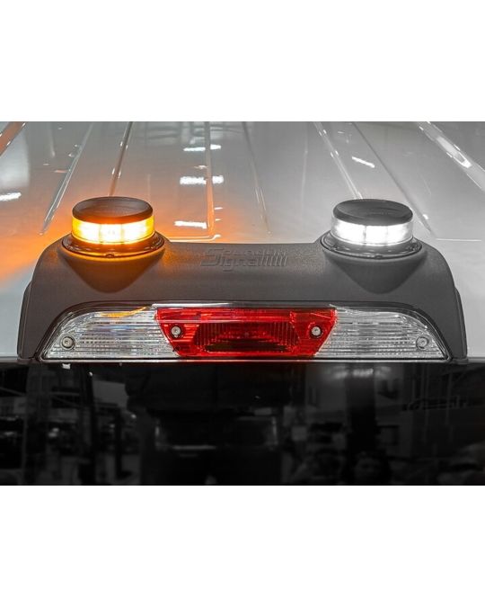 Ford LED Rear Warning Strobes By Soundoff Signal For Vehicles With Upfitter Switches Amber & White For Fleet Use