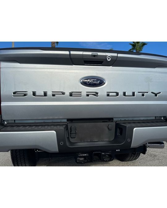 Ford Tufskinz Domed Super Duty Tailgate Lettering Matte Black