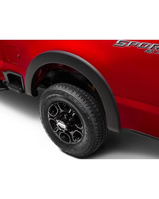 Ford Original Equipment OE Style Black Fender Flares Kit Of Four By Bushwacker For 6.75 & 8.0 Foot Bed