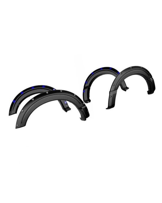 Ford Fender Flare Kit Superbolt Four Piece Set By AirDesign For 6.75 Foot Bed Crew Cab