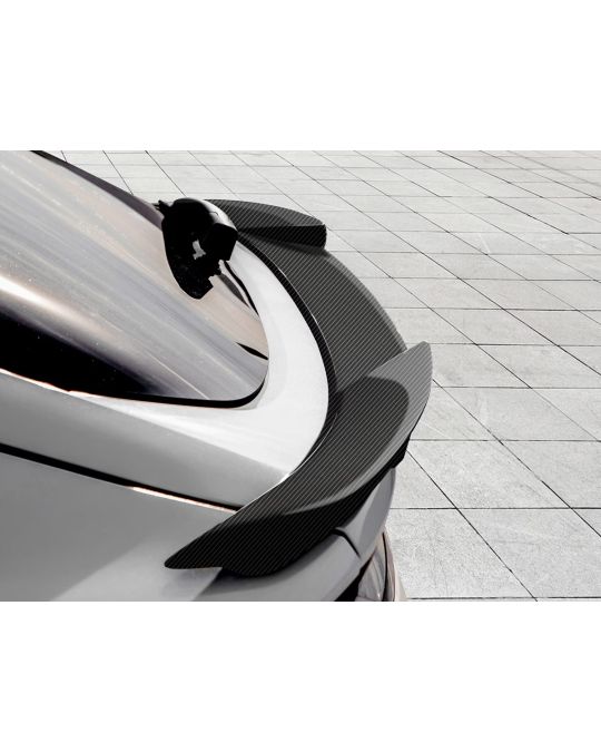 Ford Gloss Carbon Fiber Rear Deck Lid Spoiler By AirDesign For GT / SEL / Titanium Models