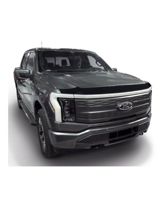 Ford Aeroskin Hood Protector In Smoke By Lund For Lightning