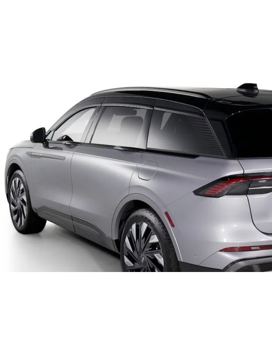Ford Side Window Air Deflectors Kit Of Six In Smoke Color By Lund
