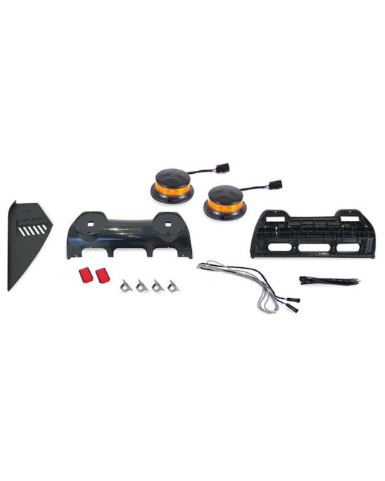 Ford LED Warning Strobe Lights By SoundOff Signal Amber For Black Onyx Interior