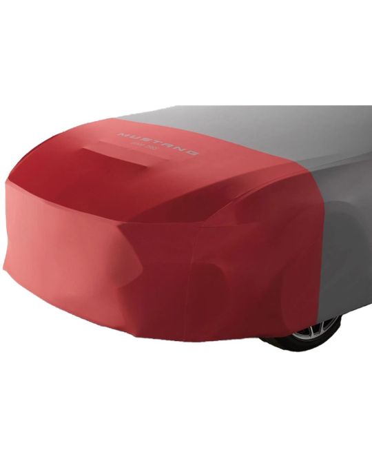Ford Indoor Car Cover For High Wing Performance Pack GT Coupe Gray With Red Front Color