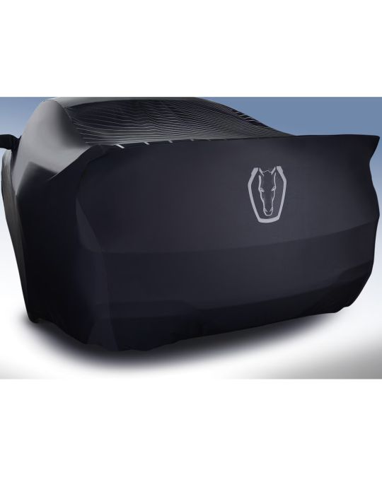 Ford Indoor Car Cover For High Wing Spoiler Dark Horse Non-HP Black Color With Stripes