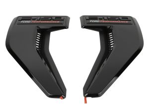 Ford Performance Gloss Black Fender Vents Kit Of Two For Left And Right With F-150 & Ford Performance Logos