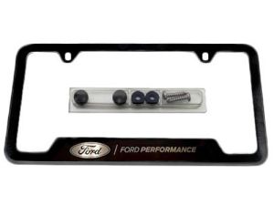 Ford Performance License Plate Frame - Black Stainless Steel