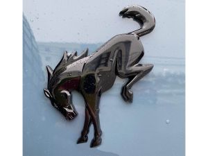 Ford Performance Tailgate Emblem Gloss Black Bucking Bronco