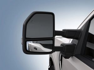 Ford Black Trailer Tow Mirrors Manual Telescoping For Trucks With 360 Camera