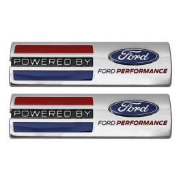 Ford Performance Fender Badges Set Of Two With Powered By Ford Performance Logo