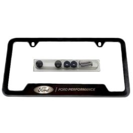 Ford Performance License Plate Frame - Black Stainless Steel