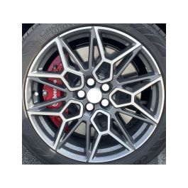 Ford 20 x 8 Inch Machined Faced Aluminum Wheel With Carbonized