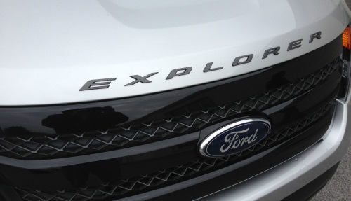 Ford Hood Badge Sport - Black, DB5Z-5842528-A | Levittown Ford