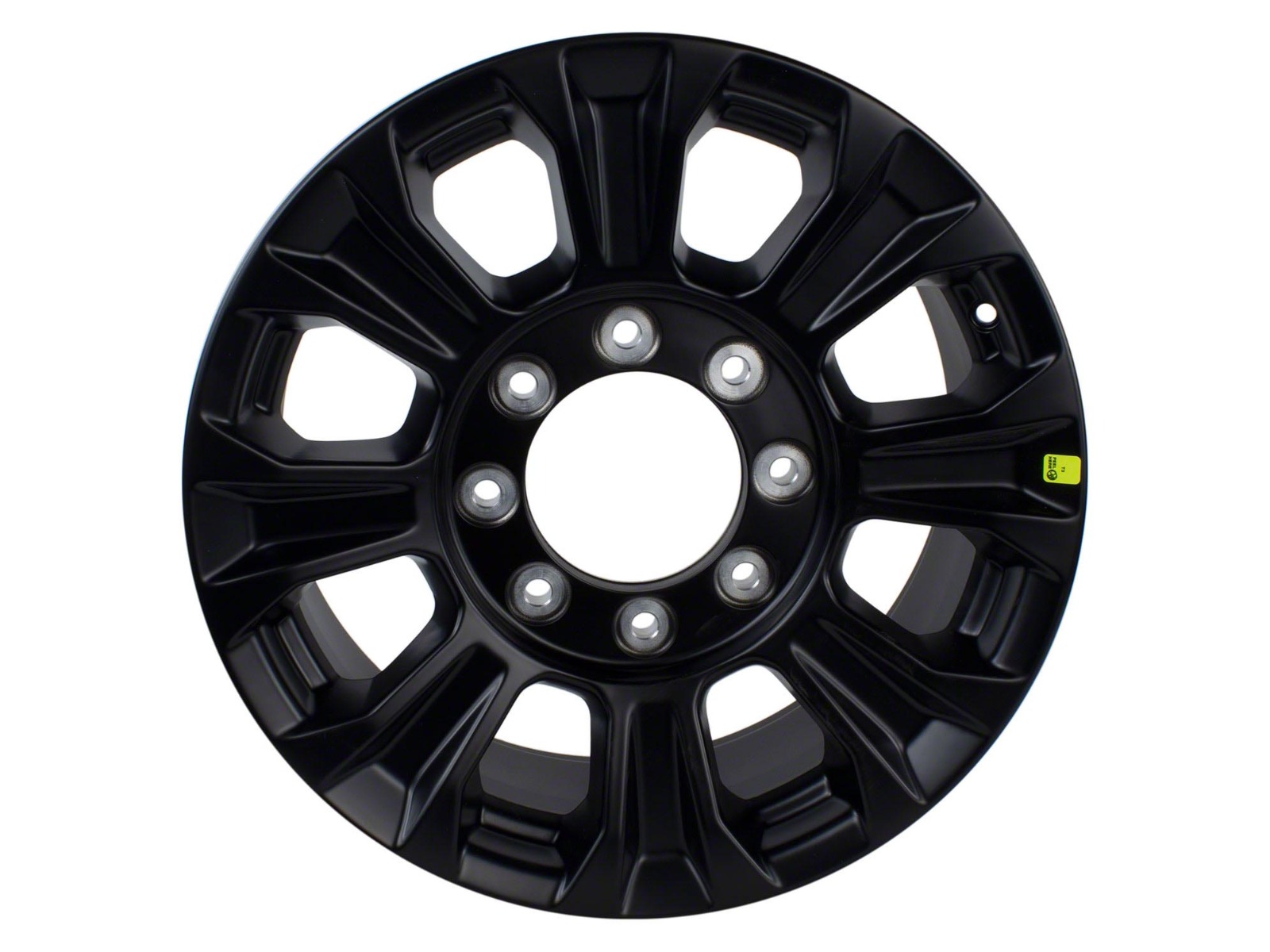 Ford 18x8 Inch Low Gloss Matte Black Tremor Wheel, LC3Z-1007-A