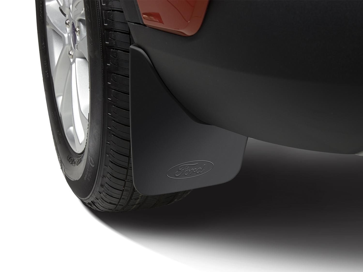 Ford Splash Guards Rear Molded Kit Of Two Black With Ford Logo